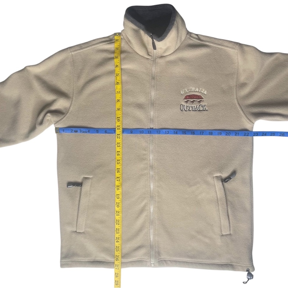 Outback Trading Company Fleece Jacket SZ Small Kangaroos Outdoors Preppy Unisex - Picture 11 of 16